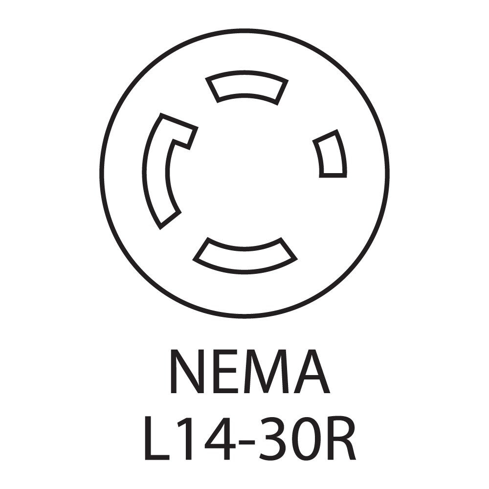 Leviton 2713 Locking Connector, 30 Amp, 125/250 Volt