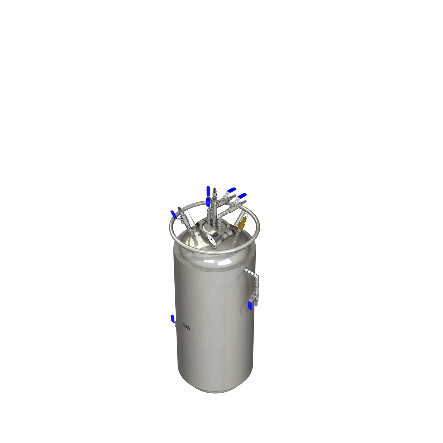 Jacketed Solvent Tank - 50lb