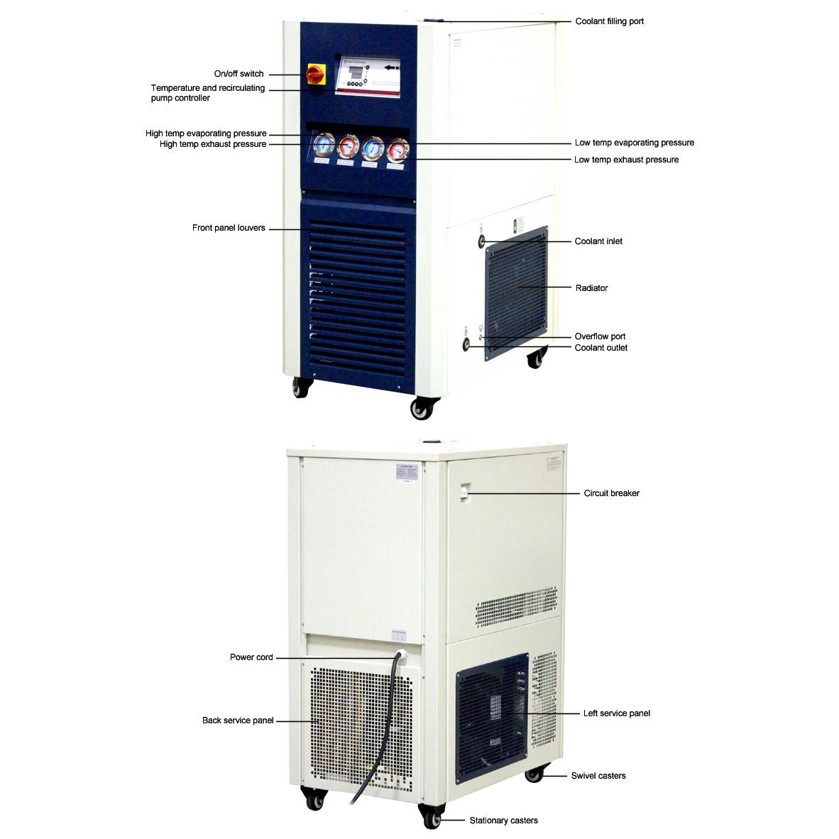 Ai -75C 10L Recirculating Chiller with 30L/Min Centrifugal Pump