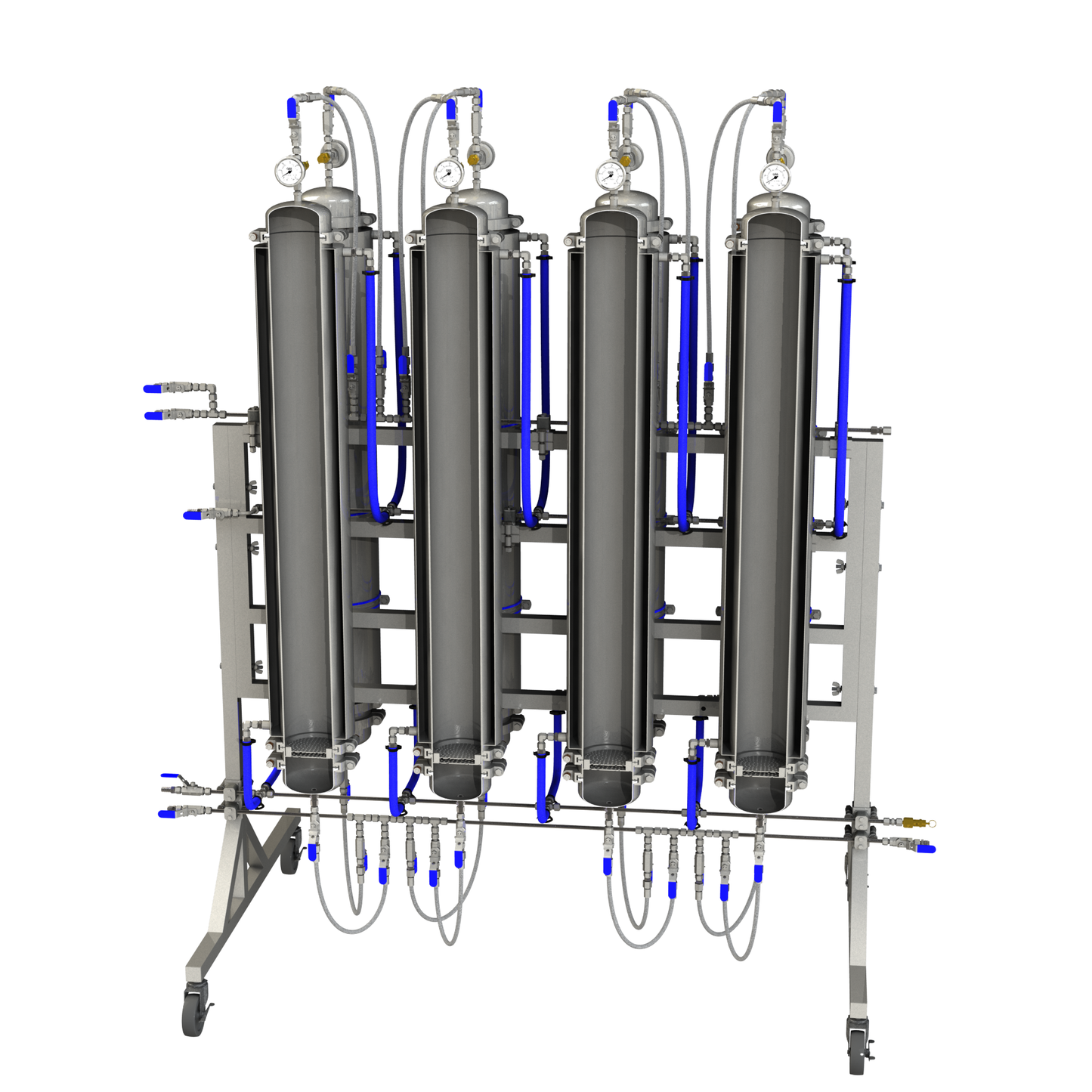 Material Rack w/ Jackets (80 lbs.) - 6"x48"