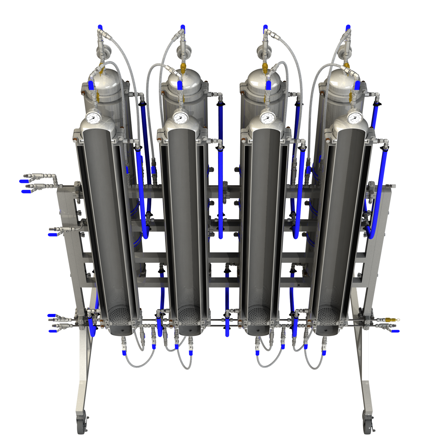 Material Rack w/ Jackets (80 lbs.) - 6"x48"