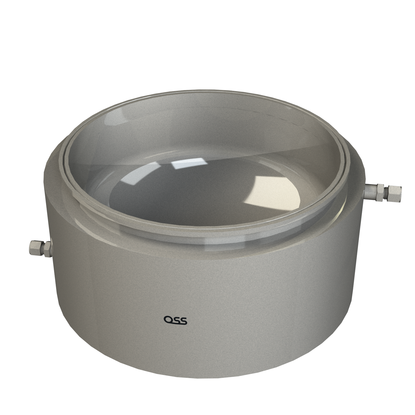 Jacketed Collection Base w/ 3/8" Compression Ports