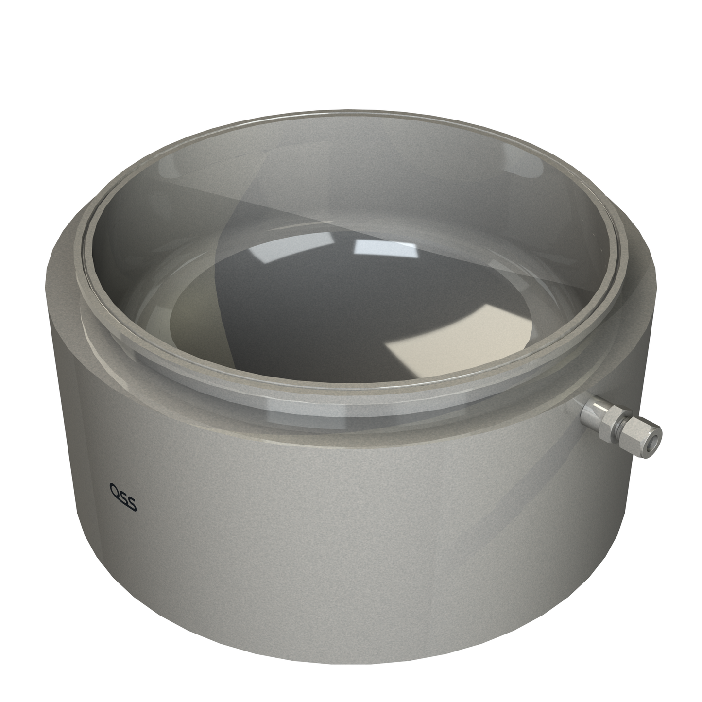 Jacketed Collection Base w/ 3/8" Compression Ports