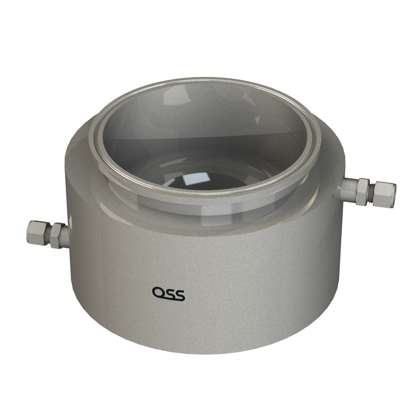 Jacketed Collection Base w/ 3/8" Compression Ports