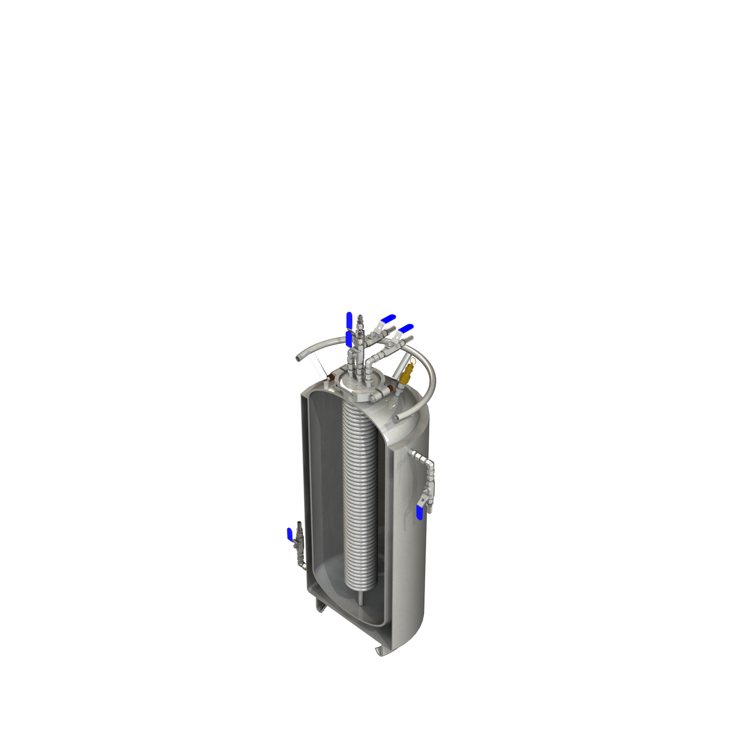 Jacketed Solvent Tank - 50lb