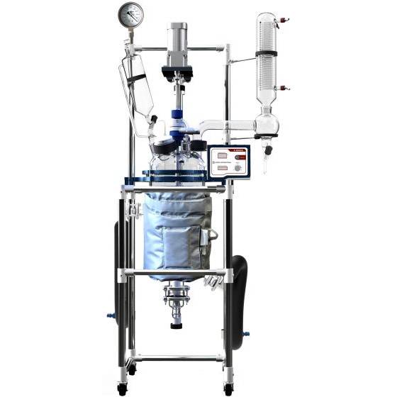 Ai 10L Single Jacketed Glass Reactor System