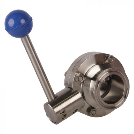 Tri-Clamp Butterfly Valve - 1.5"