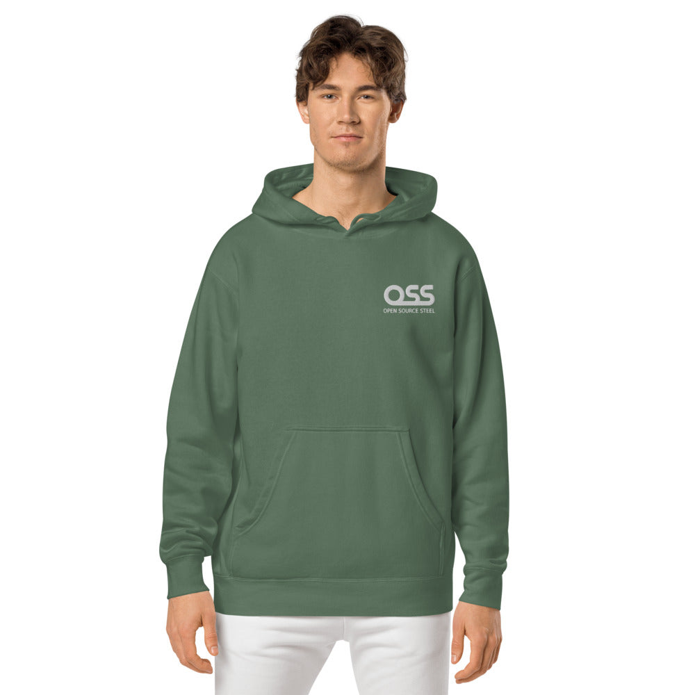 OSS Unisex pigment dyed hoodie