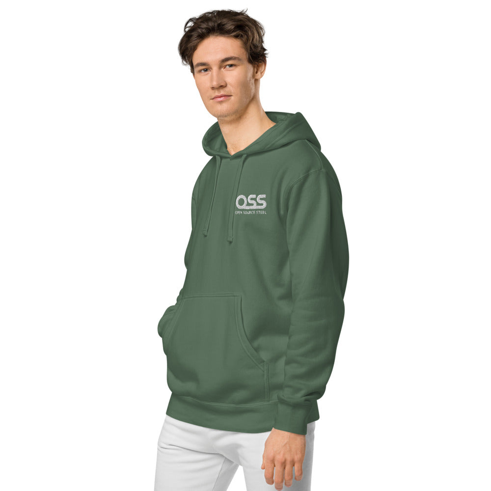 OSS Unisex pigment dyed hoodie