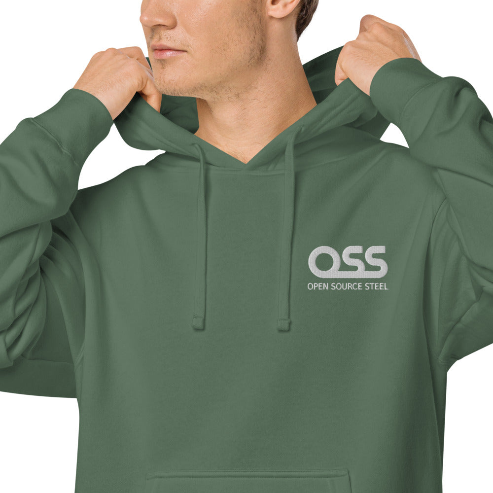OSS Unisex pigment dyed hoodie