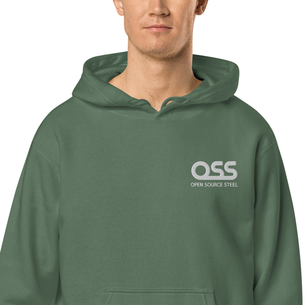 OSS Unisex pigment dyed hoodie