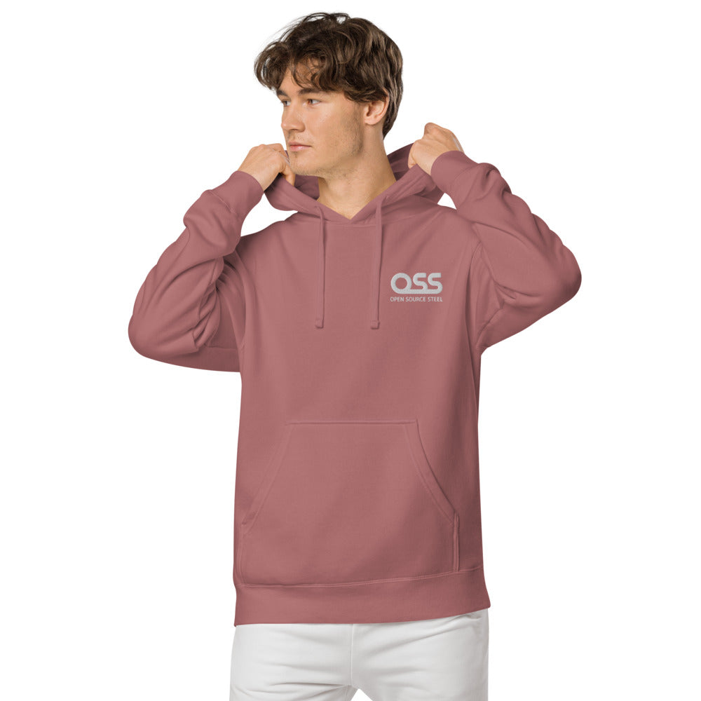 OSS Unisex pigment dyed hoodie