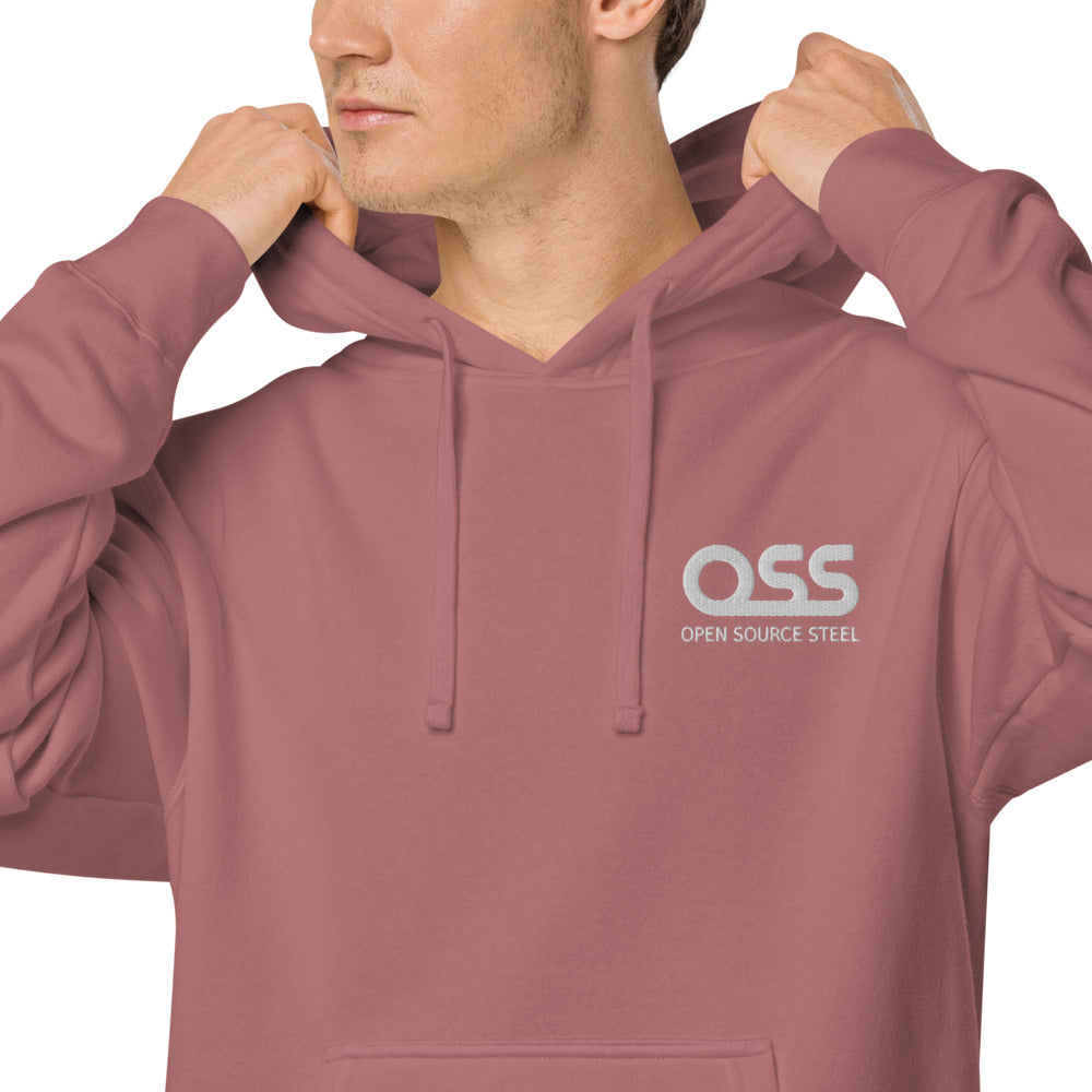 OSS Unisex pigment dyed hoodie