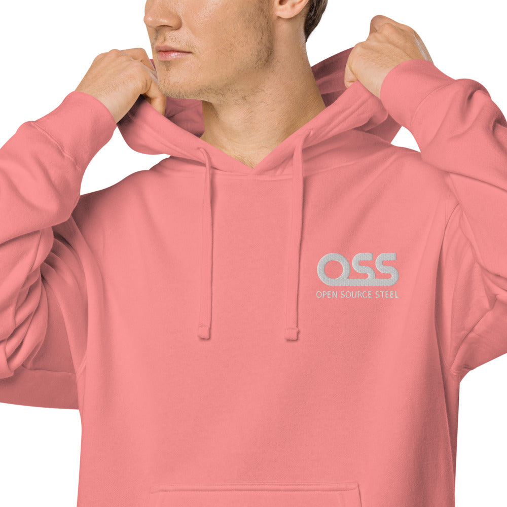OSS Unisex pigment dyed hoodie