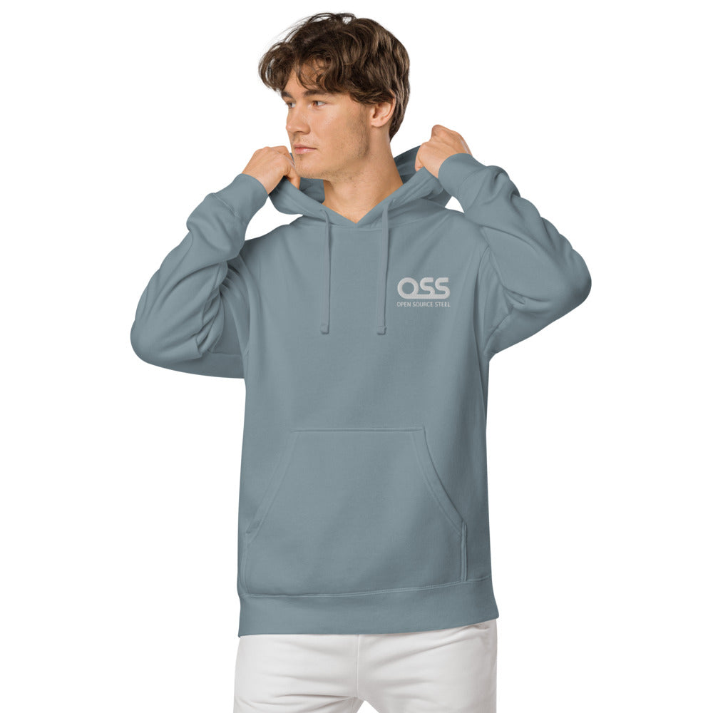 OSS Unisex pigment dyed hoodie