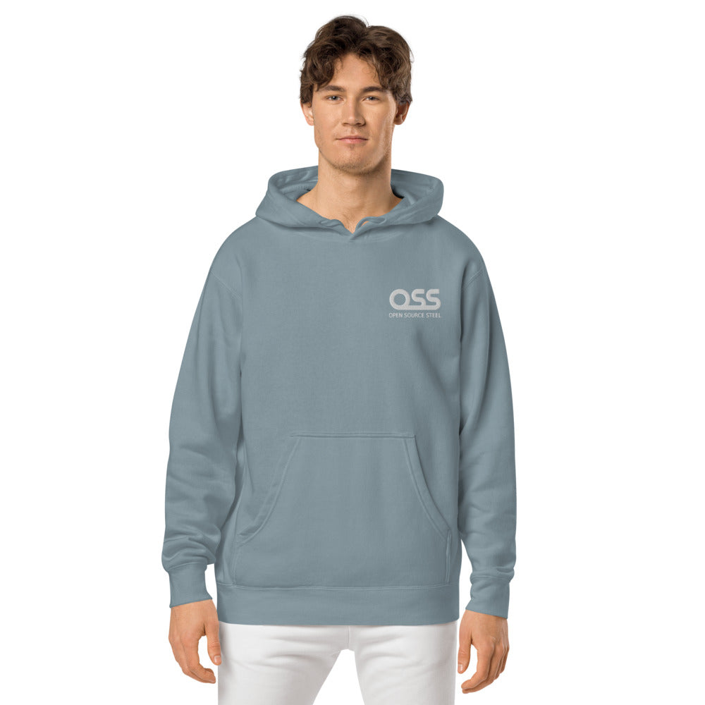 OSS Unisex pigment dyed hoodie