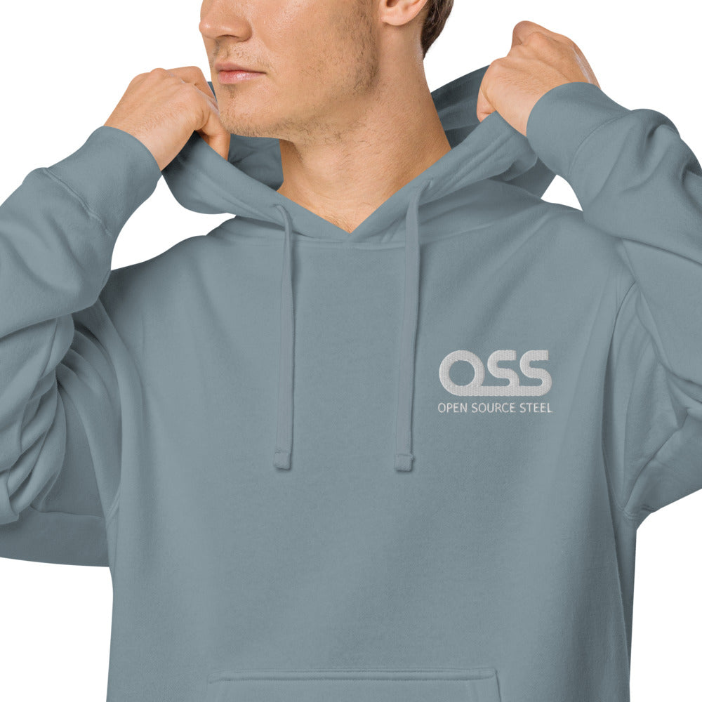 OSS Unisex pigment dyed hoodie