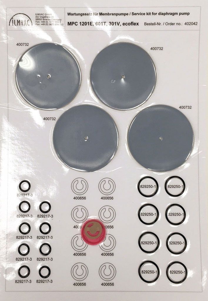 Welch 2052 Diaphragm Vacuum Pump Service Kit