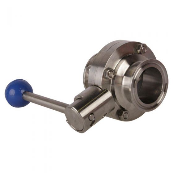 Tri-Clamp Butterfly Valve - 1.5"