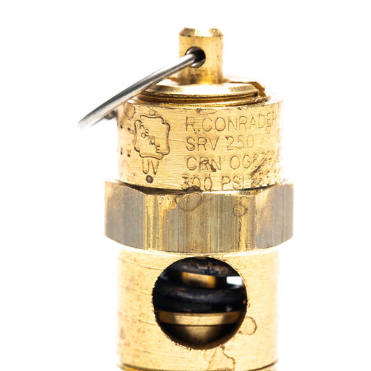 Brass Pressure Relief Valve (300 PSI) - MNPT - 3/8"