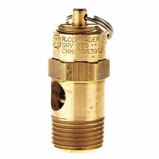 Brass Pressure Relief Valve (150 PSI) - 3/8"