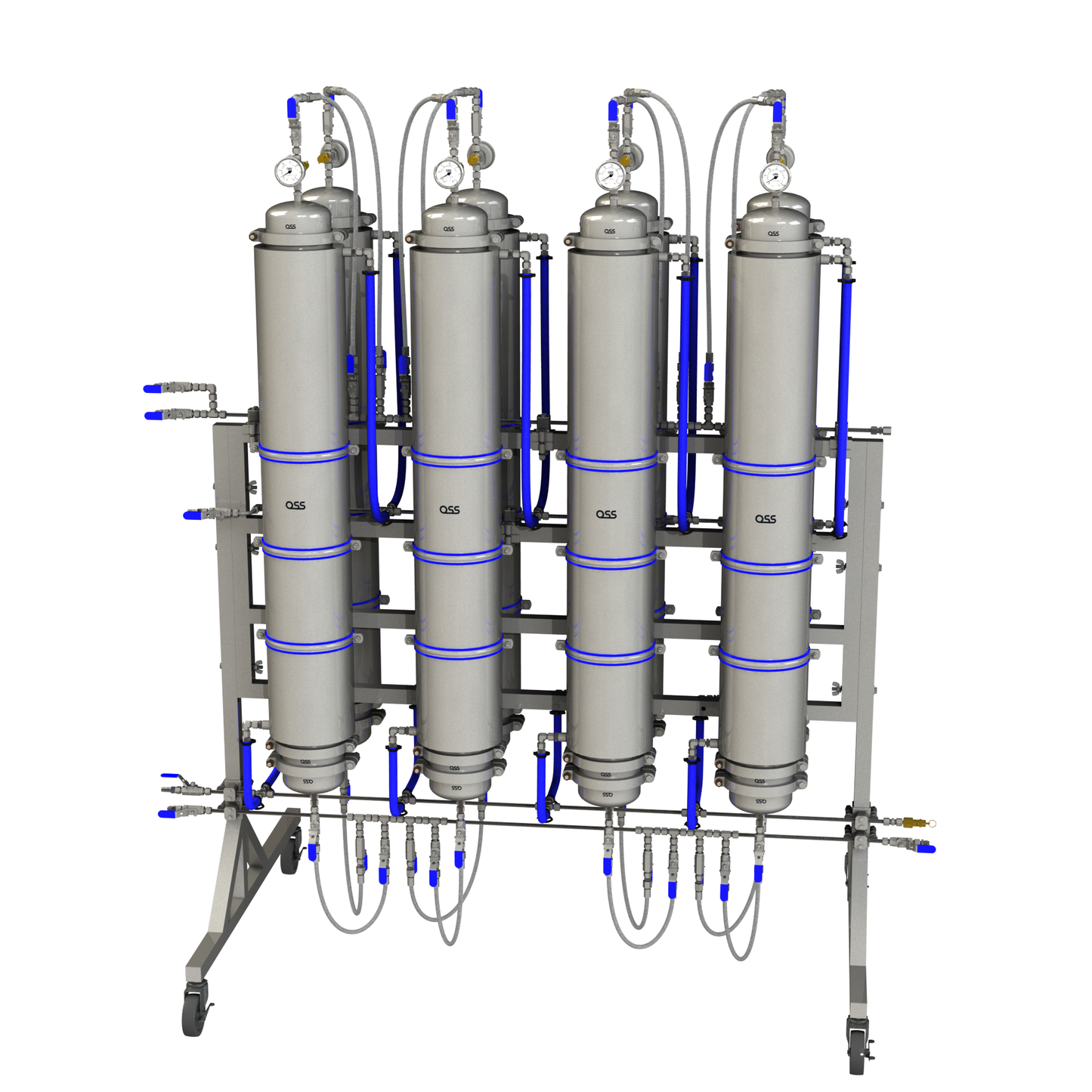 Material Rack w/ Jackets (80 lbs.) - 6"x48"