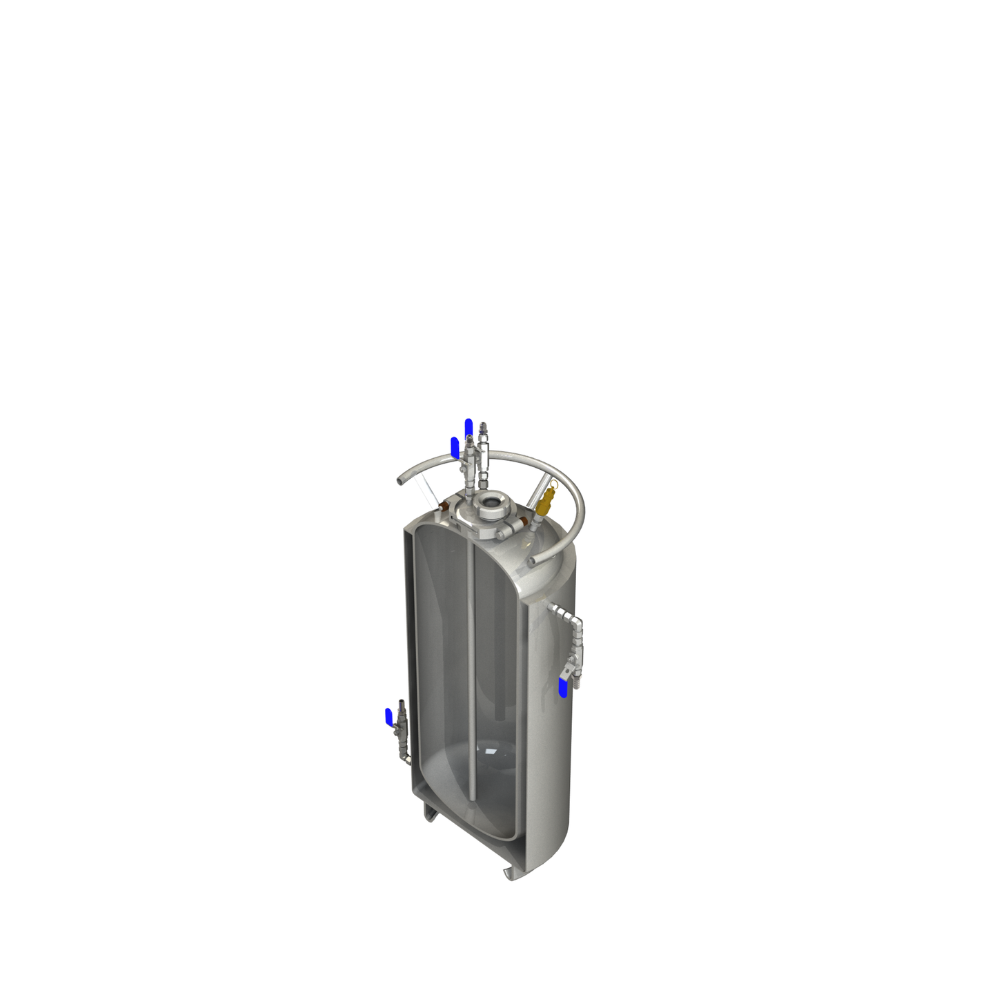 Jacketed Solvent Tank - 50lb