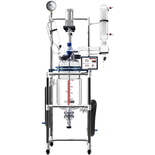 Ai 10L Single Jacketed Glass Reactor System