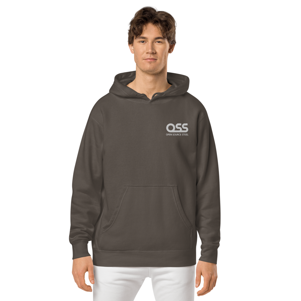 OSS Unisex pigment dyed hoodie