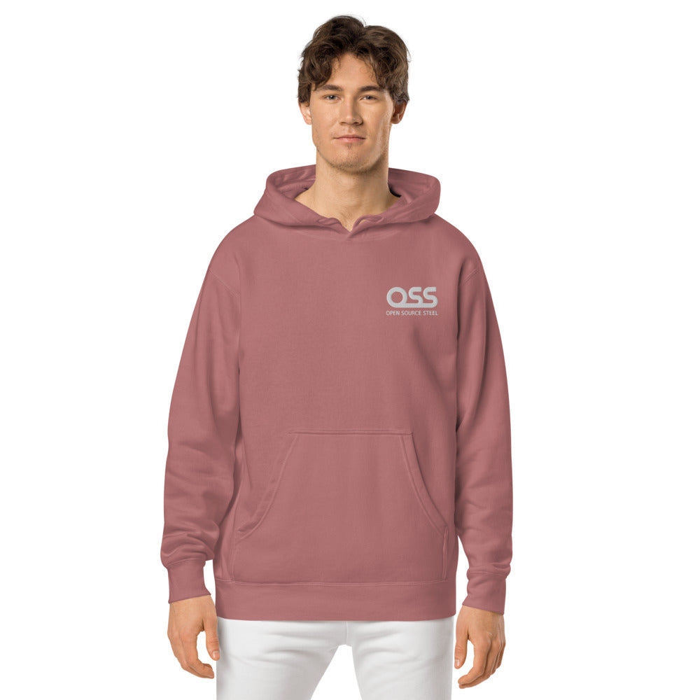 OSS Unisex pigment dyed hoodie