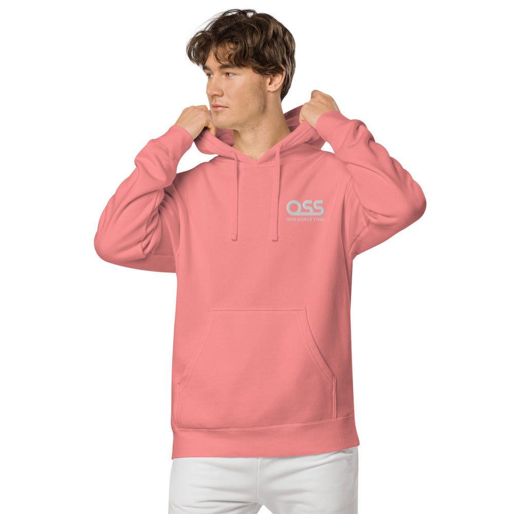 OSS Unisex pigment dyed hoodie
